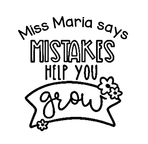 Mistakes Help You grow 35mm stamp - STAMP IT, By Miss. M