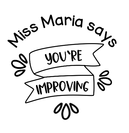 You're Improving 35mm stamp - STAMP IT, By Miss. M