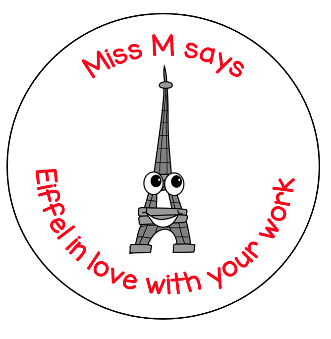 Rosie Jay Eiffel Tower sticker sheet - STAMP IT, By Miss. M