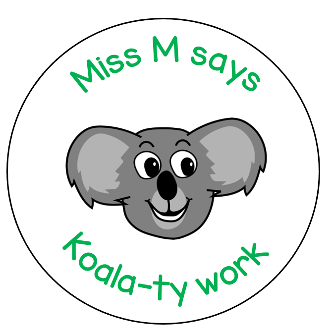 Rosie Jay Koala sticker sheet - STAMP IT, By Miss. M