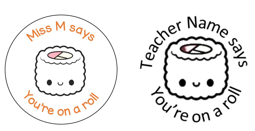 Sushi Stamp and Sticker Set - STAMP IT, By Miss. M