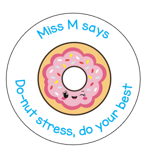 Iced Donut sticker sheet - STAMP IT, By Miss. M