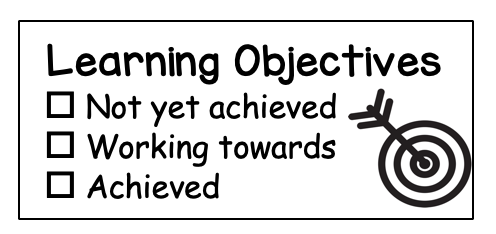 Learning Objectives Rectangle Stamp - STAMP IT, By Miss. M