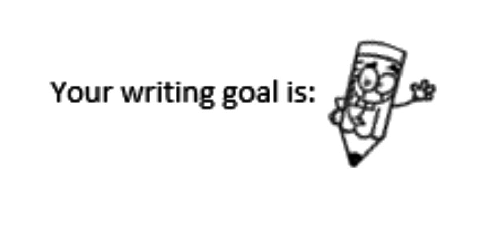 Writing Goal Stamp - STAMP IT, By Miss. M