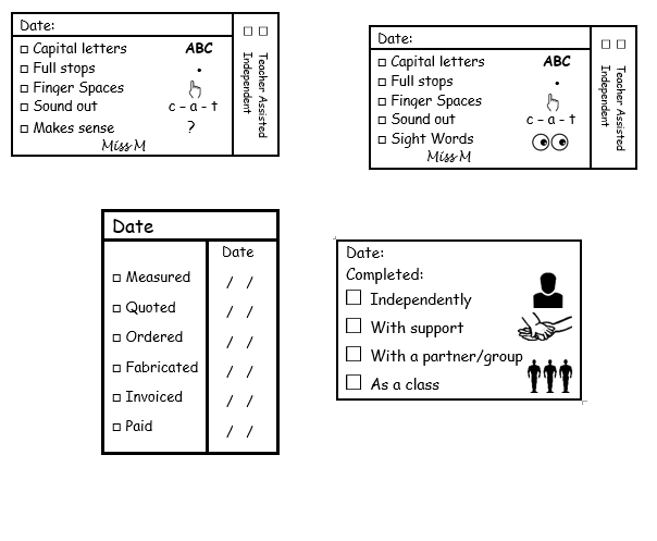 Custom Made Checklist - STAMP IT, By Miss. M