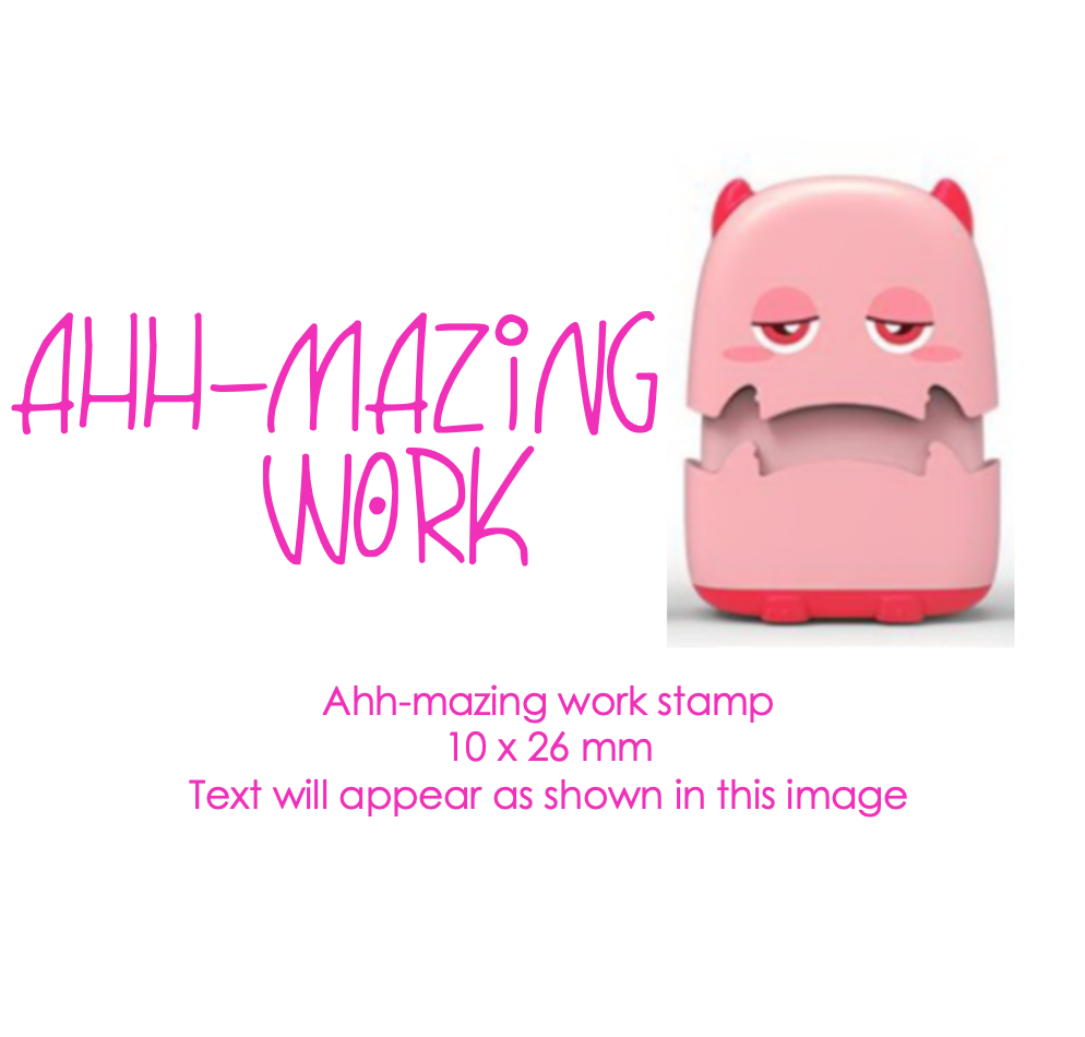 Pink Mini Monster Stamp - STAMP IT, By Miss. M