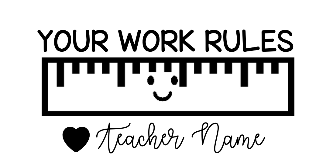 Use A Ruler Stamp Ruler Rectangle Stamp – STAMP IT, By Miss. M