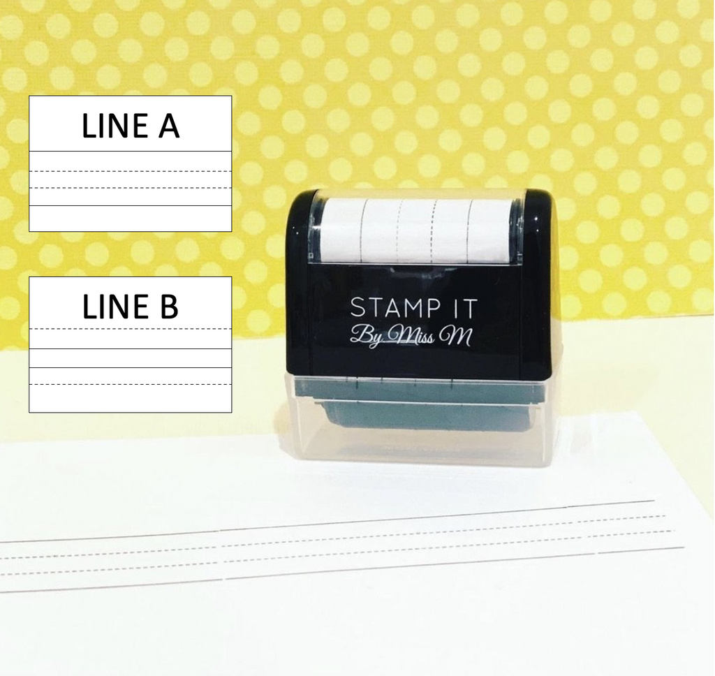 Dotted thirds roller stamp - STAMP IT, By Miss. M