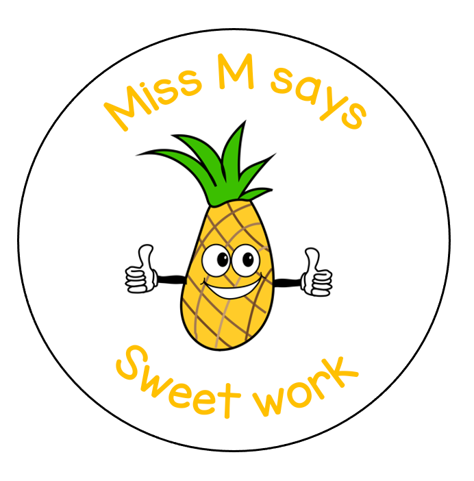 Rosie Jay Pineapple sticker sheet - STAMP IT, By Miss. M
