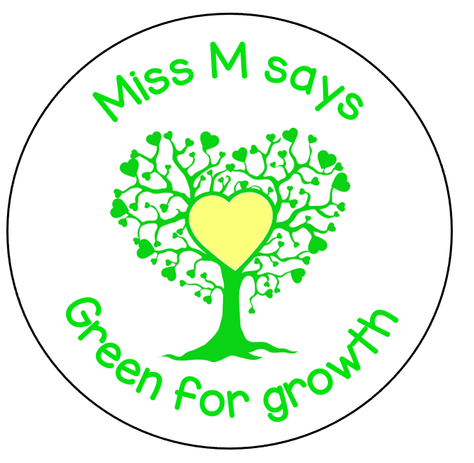 Green For Growth sticker sheet - STAMP IT, By Miss. M