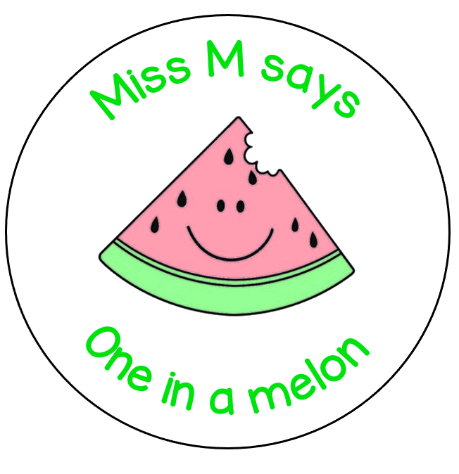 Watermelon sticker sheet - STAMP IT, By Miss. M