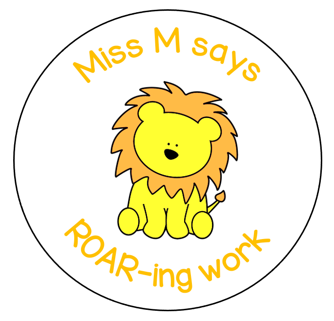 Lion sticker sheet - STAMP IT, By Miss. M