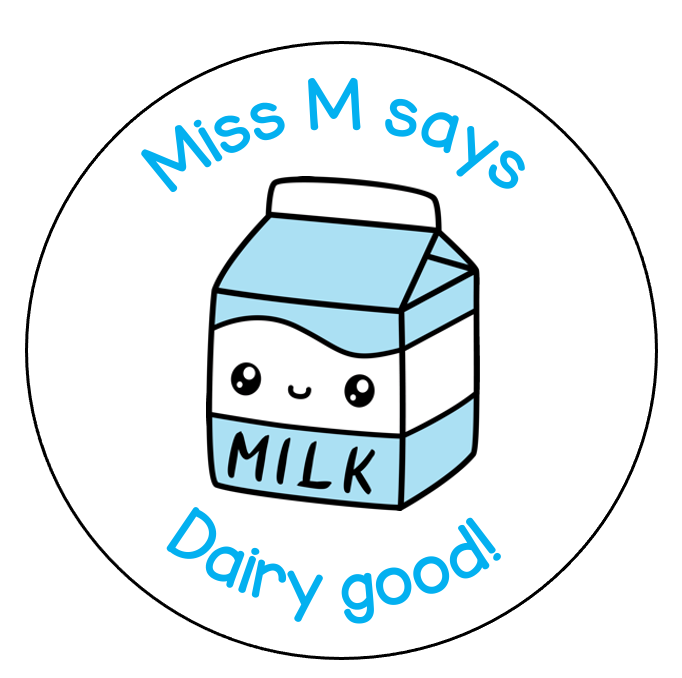 Milk Carton sticker sheet - STAMP IT, By Miss. M