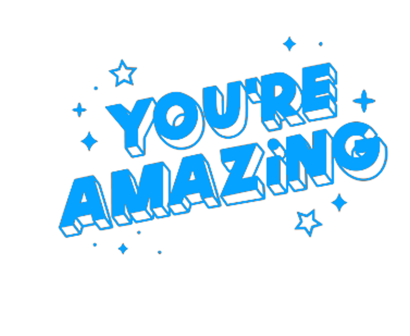 You're Amazing Artsy Affirmations Stamp - STAMP IT, By Miss. M