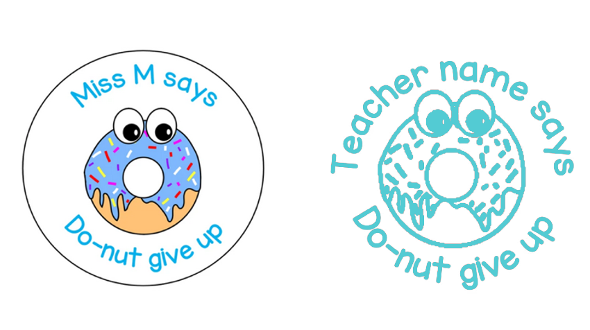 Rosie Jay Donut Stamp and Sticker Set - STAMP IT, By Miss. M