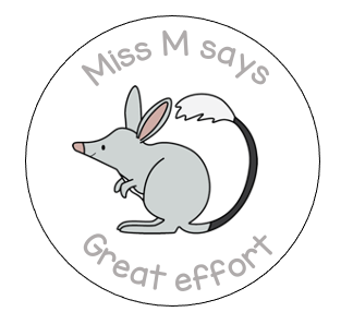 Bilby sticker sheet - STAMP IT, By Miss. M