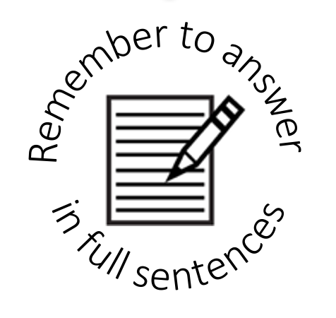 Remember to answer in full sentences stamp - STAMP IT, By Miss. M