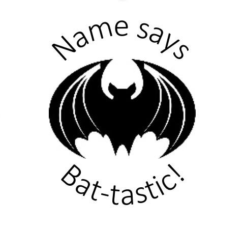 Bat stamp - STAMP IT, By Miss. M