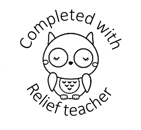 Relief teacher stamp - STAMP IT, By Miss. M
