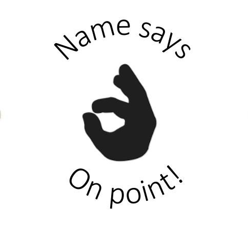 On Point Stamp - STAMP IT, By Miss. M