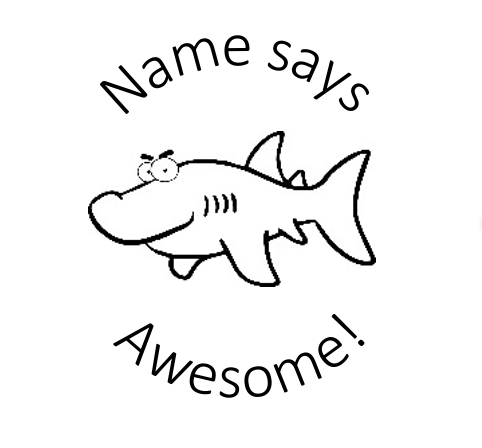 Shark stamp - STAMP IT, By Miss. M