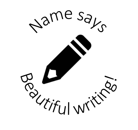 Pencil plain stamp - STAMP IT, By Miss. M