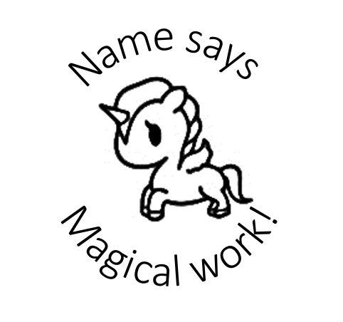 Unicorn 1 Stamp - STAMP IT, By Miss. M