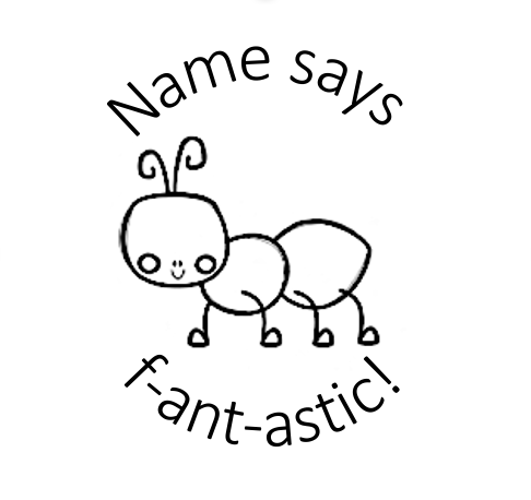 Fantastic Ant Bug Stamp Round - STAMP IT, By Miss. M