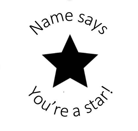 Star stamp - STAMP IT, By Miss. M