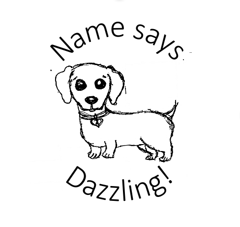 Dog Collection Stamp - Penny - STAMP IT, By Miss. M
