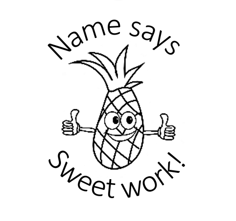 Rosie Jay Pineapple Stamp - STAMP IT, By Miss. M
