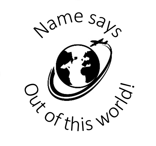 New globe stamp - STAMP IT, By Miss. M