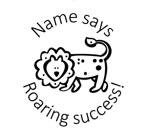 Lion stamp - STAMP IT, By Miss. M