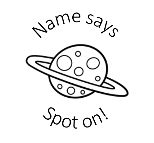 Planet Stamp Round - STAMP IT, By Miss. M