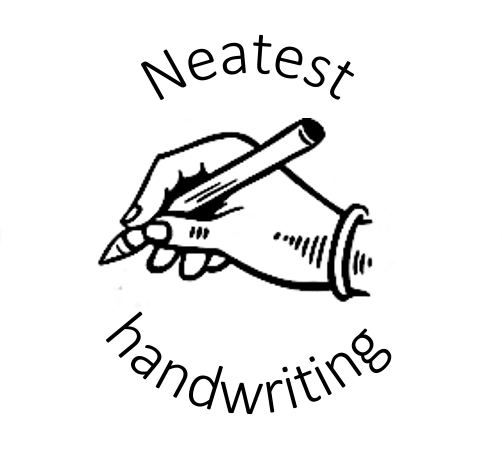 Neatest handwriting stamp - STAMP IT, By Miss. M