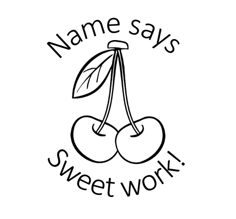 Cherry stamp - STAMP IT, By Miss. M
