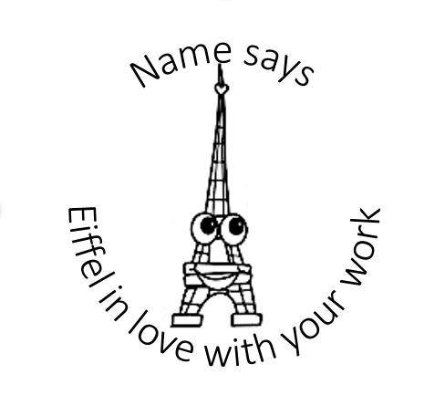 Rosie Jay Eiffel Tower Stamp - STAMP IT, By Miss. M
