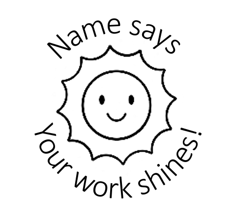 Cute Sun Stamp - STAMP IT, By Miss. M