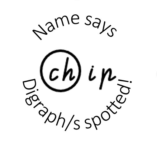 Digraph spotted stamp - STAMP IT, By Miss. M