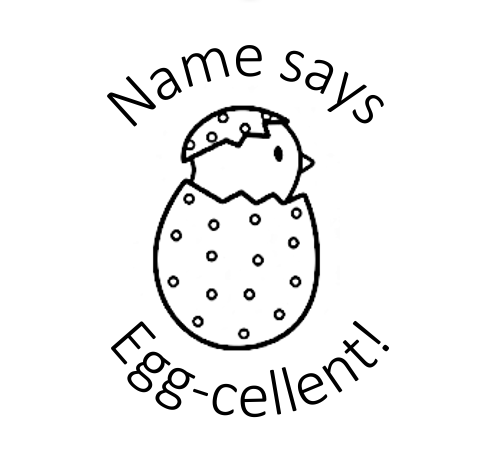 Farm Chick in Egg Stamp - STAMP IT, By Miss. M