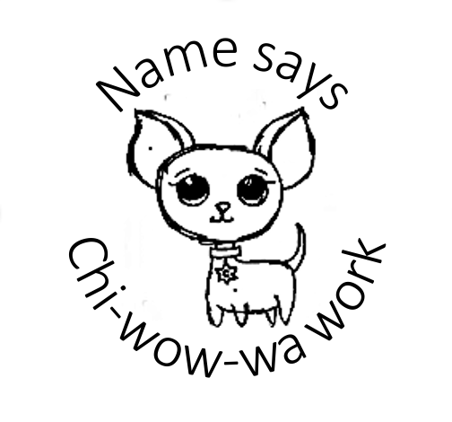 Dog Collection Stamp - Pip - STAMP IT, By Miss. M