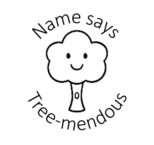 Cute Tree Stamp - STAMP IT, By Miss. M