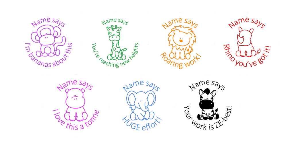 Rainbow Safari Collection by Eden Pollard - STAMP IT, By Miss. M