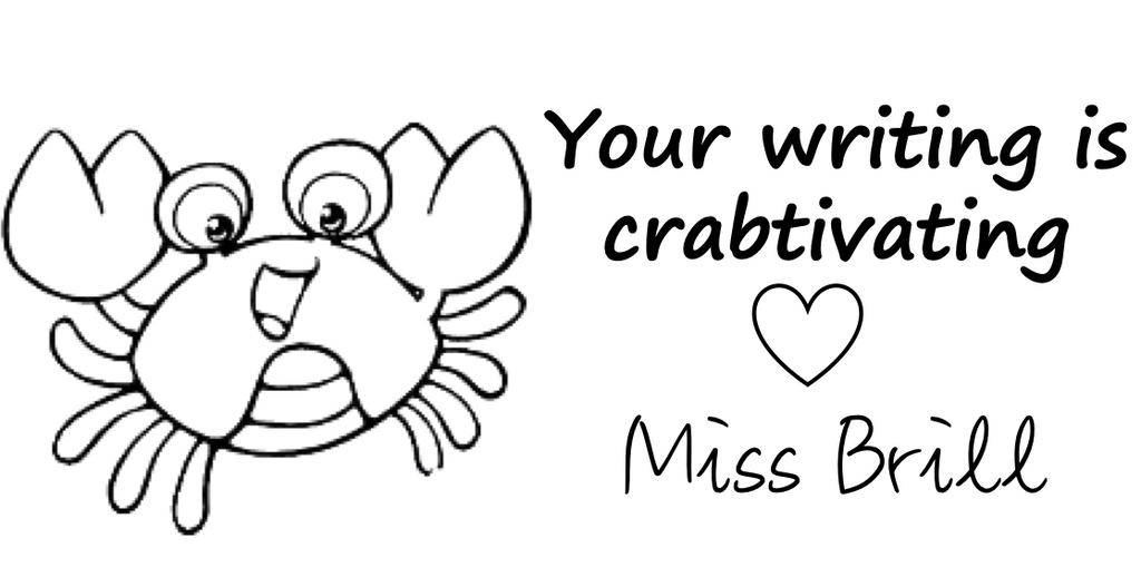 Crab Rectangle Stamp - STAMP IT, By Miss. M