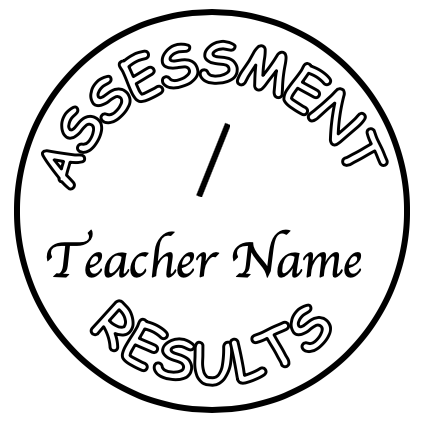 Assessment stamp - STAMP IT, By Miss. M