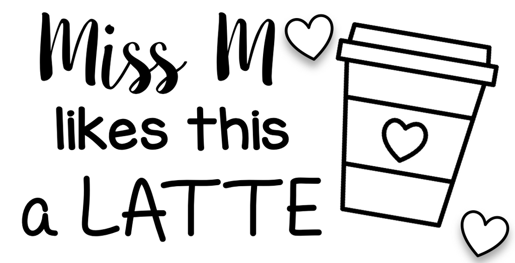 Latte Rectangle Stamp - STAMP IT, By Miss. M