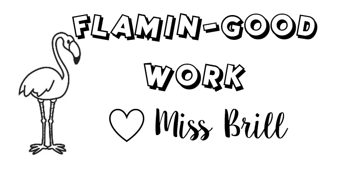 Flamingo Rectangle Stamp - STAMP IT, By Miss. M