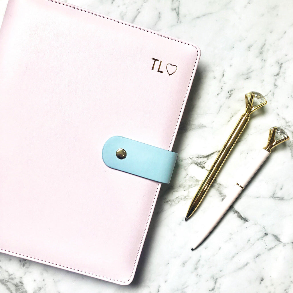 A5 Planner / Diary PU Leather (please read description) - STAMP IT, By Miss. M