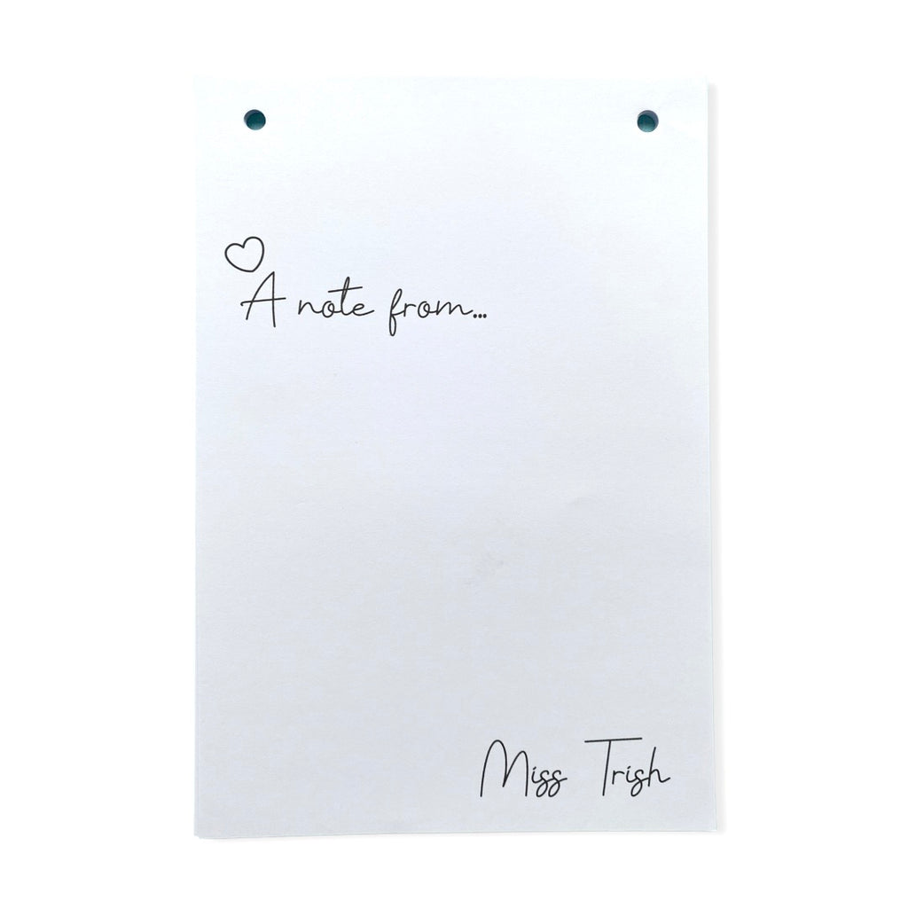 A Note From Refills - STAMP IT, By Miss. M
