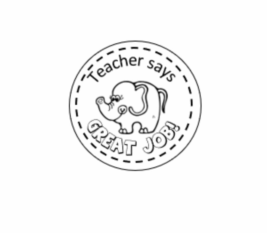 Elephant stamp 38mm - STAMP IT, By Miss. M